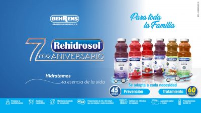Aniversario de REHIDROSOL Laboratorio Behrens