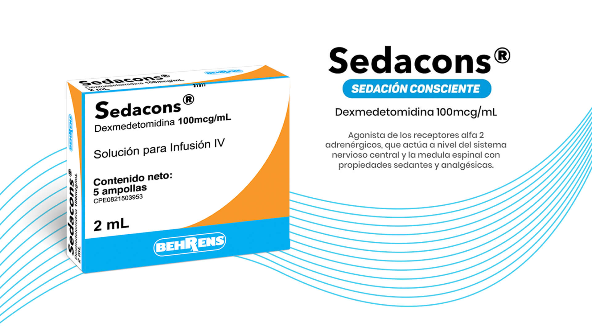 Noticias de Salud - Laboratorio Behrens - Nuevo producto Sedacons se suma a los anestésicos